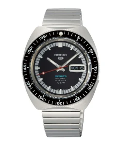 Seiko 5 Sports 55th Anniversary Automático Edición Limitada Negro Acero 39,5 mm | SRPK17K1
