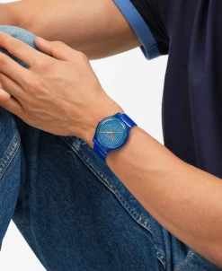 Swatch Brilliantly Blue 41 mm | SO29S102