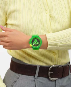 Swatch Glowingly Green 47 mm | SB02G100