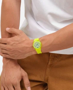 Swatch Luminously Lemon 34 mm | SO28J103