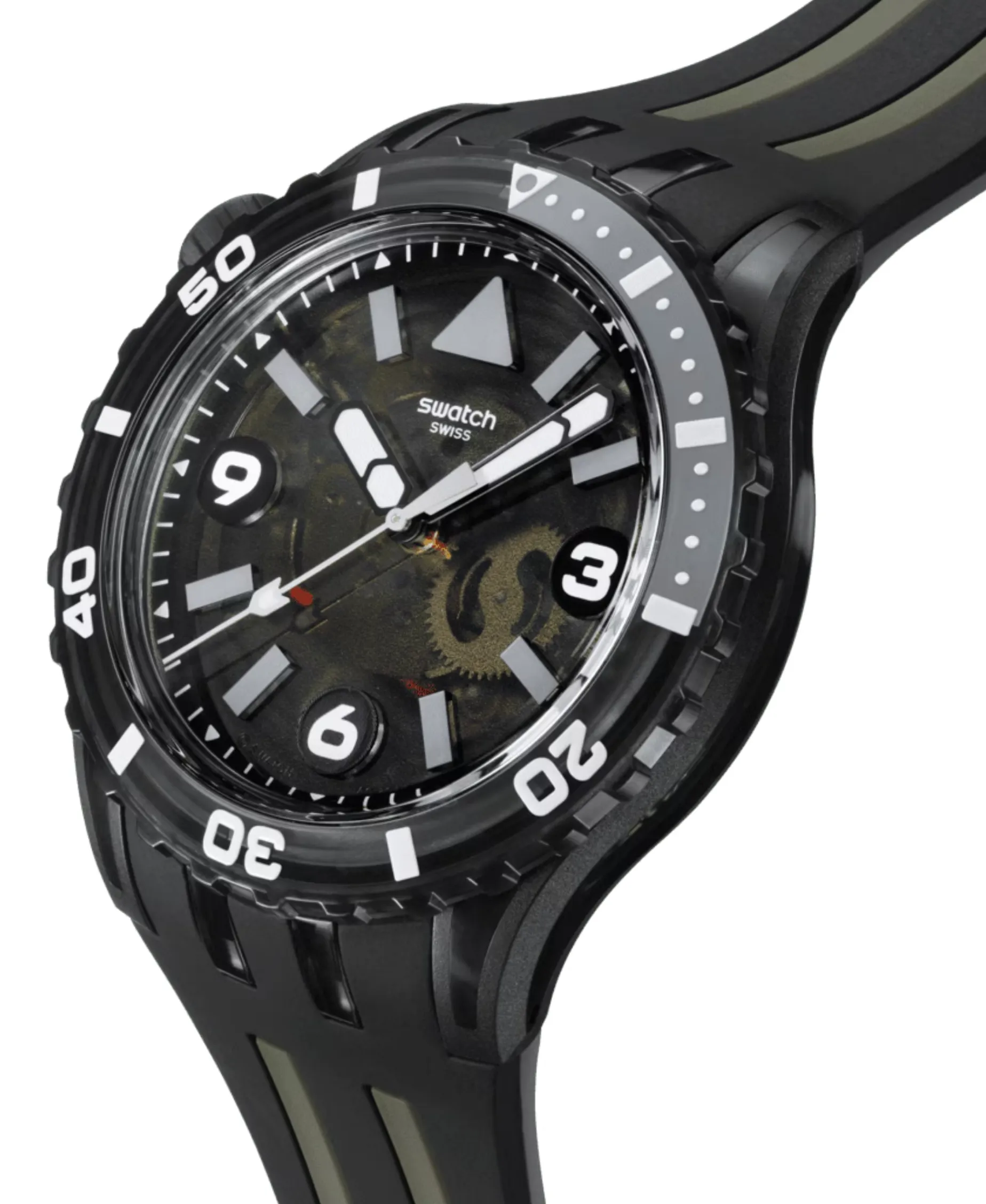 Swatch Scubaqua Black Sea Nettle 44 mm | SSCU09B100