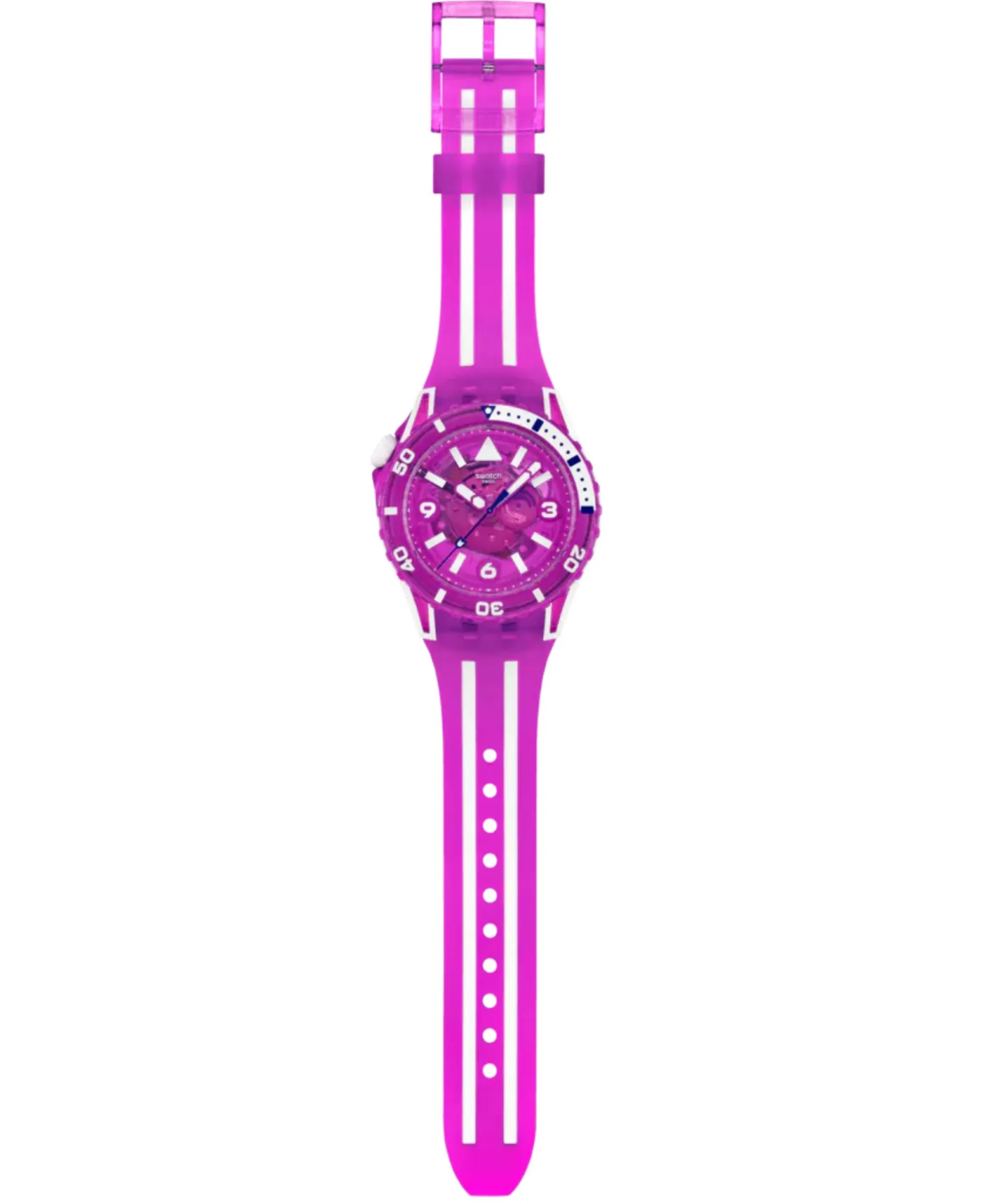 Swatch Scubaqua Flower Hat 44 mm | SSCU09P100