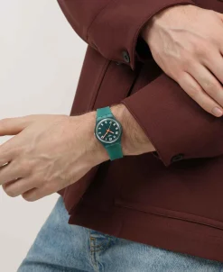 Swatch Wavelengths Of Moss 34 mm | SO28L100
