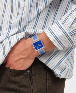Swatch What If See Thru Blue 41,80 Mm | SO38K701