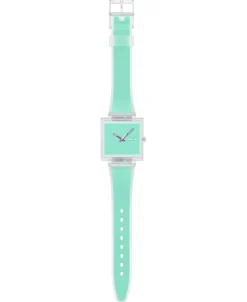 Swatch What If See Thru Mint 41,80 mm | SO38K702