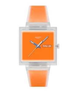 Swatch What If See Thru Orange 41,80 mm | SO38K704