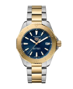 TAG Heuer Aquaracer Professional 200 Solargraph Bicolor Azul 40 mm | WBP1120.BB0002