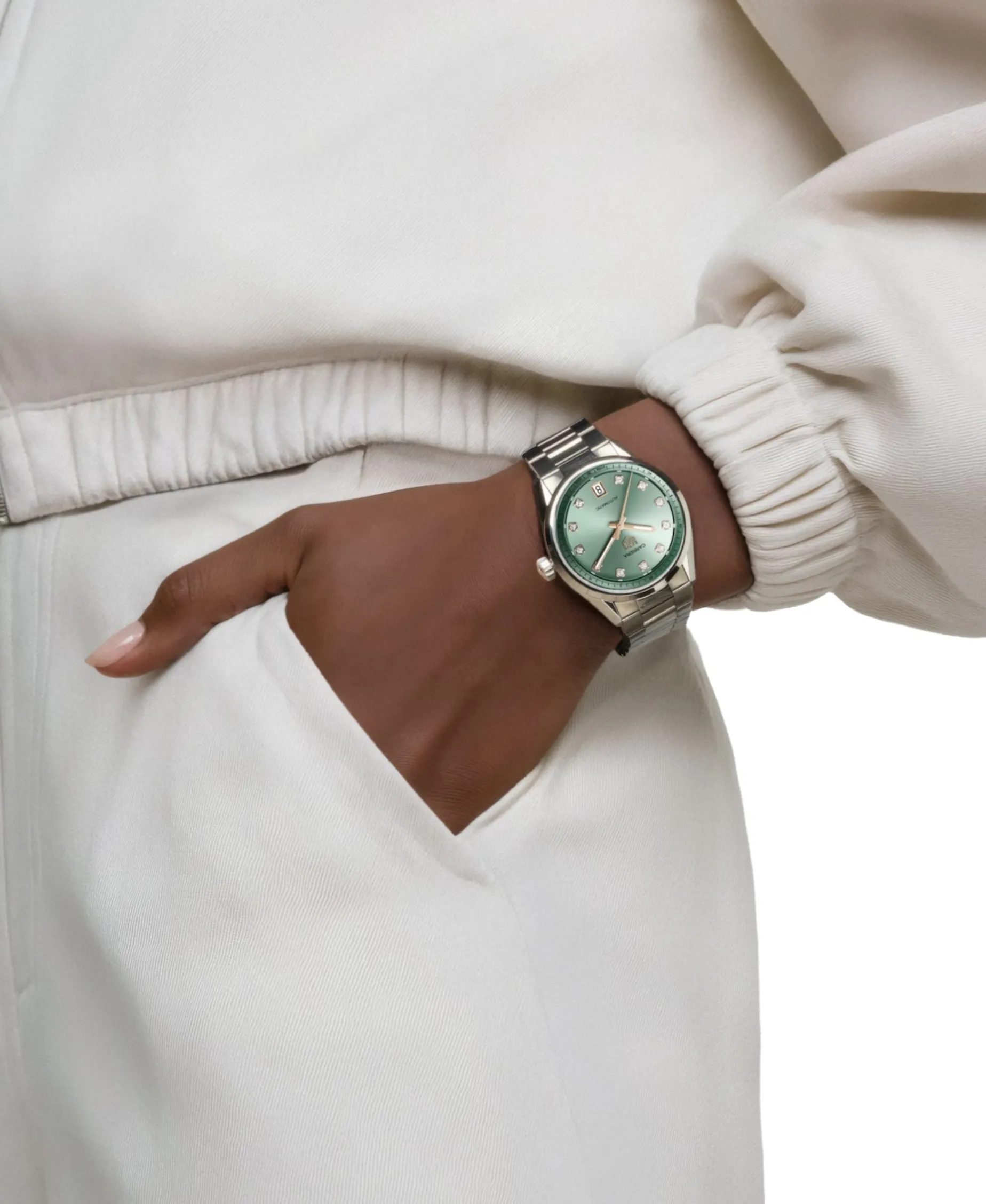 TAG Heuer Carrera Date Automático Calibre 7 Verde 36 mm | WBN2317.BA0001