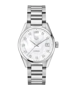 TAG Heuer Carrera Quartz 36 mm Madreperla Diamantes | WBK1318.BA0652
