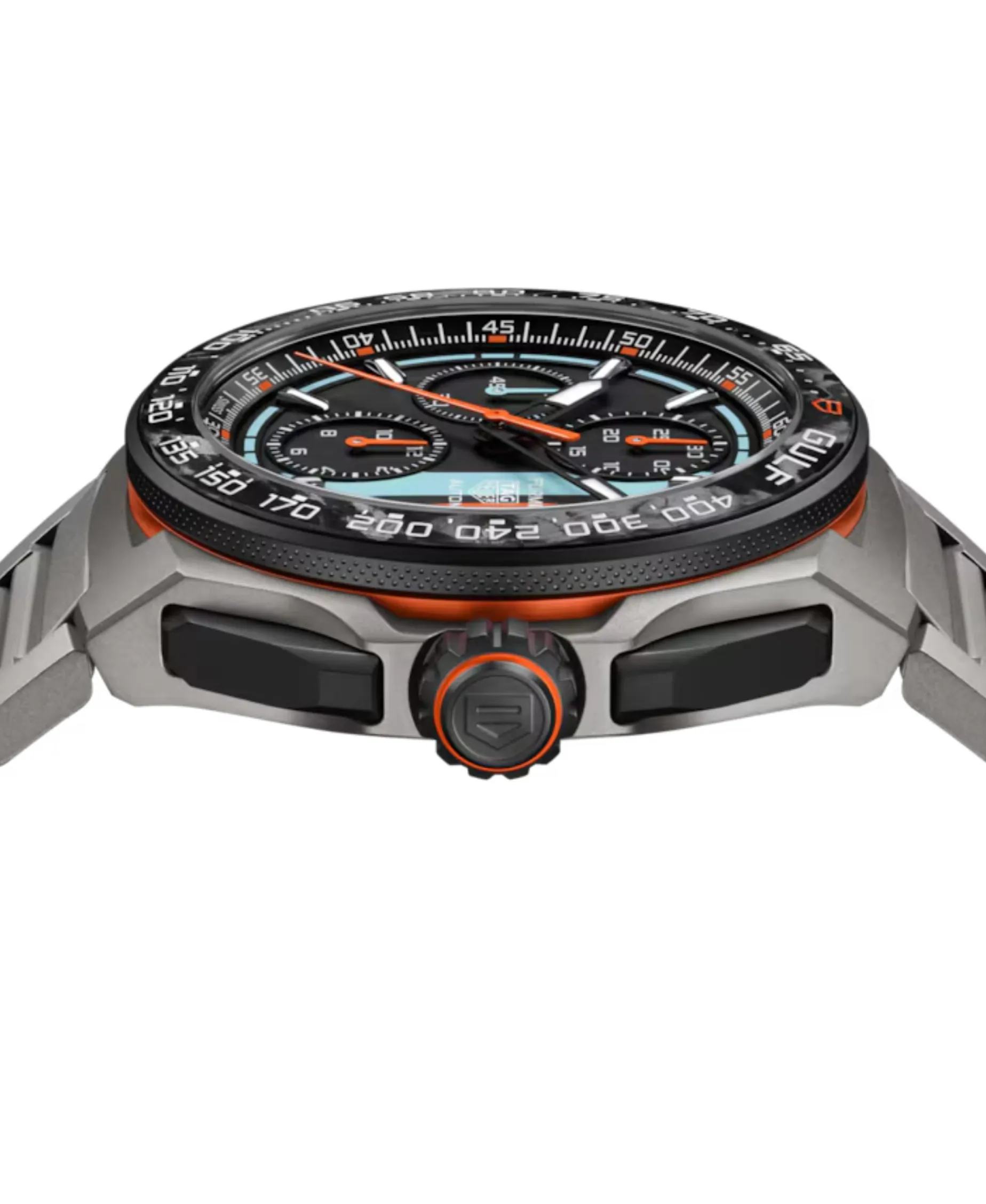 Tag Heuer Formula 1 Chronograph x Gulf Edicion Limitada Taquimetro Negro Titanio 44mm | CBZ208B.BF0009
