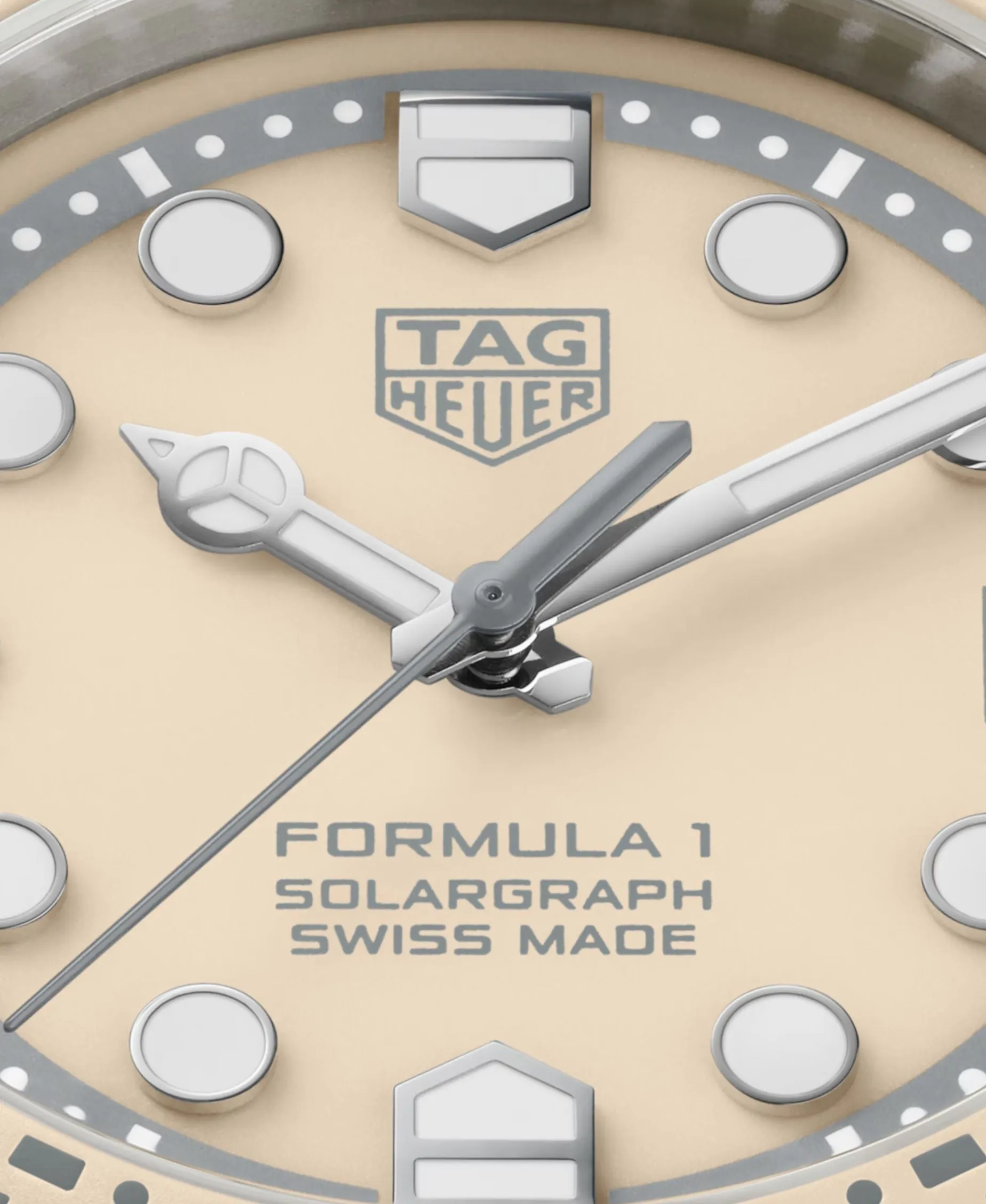 TAG Heuer Formula 1 Solargraph Edición Limitada Beige TH-Polylight 38 mm | WBY1164.FT8114