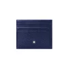 Tarjetero MONTBLANC Meisterstück Soft Grain 6 CC Piel Azul - 127947