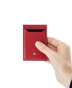 Tarjetero MONTBLANC Meisterstück 3 CC Piel Roja – 129685