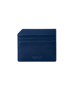 Tarjetero MONTBLANC Meisterstück Soft 6 CC Piel Azul - 130060