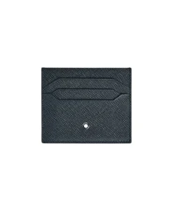Tarjetero Sartorial MONTBLANC 6 CC Piel Azul - 220389