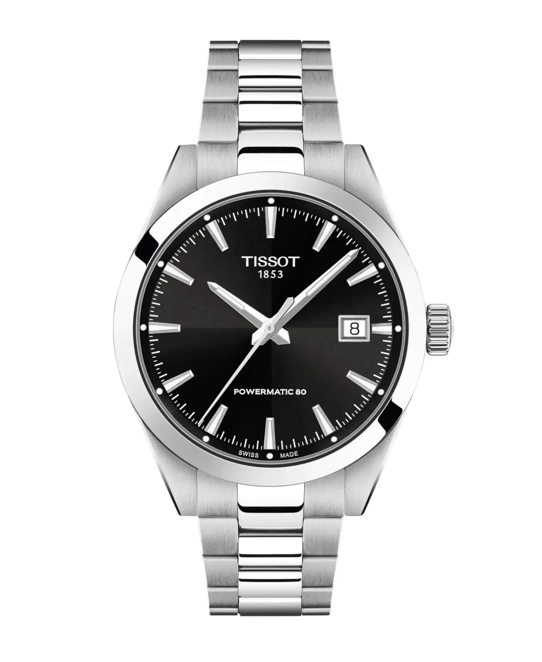 Tissot Gentleman Powermatic 80 Negro Acero 38 mm | T165.807.11.051.00