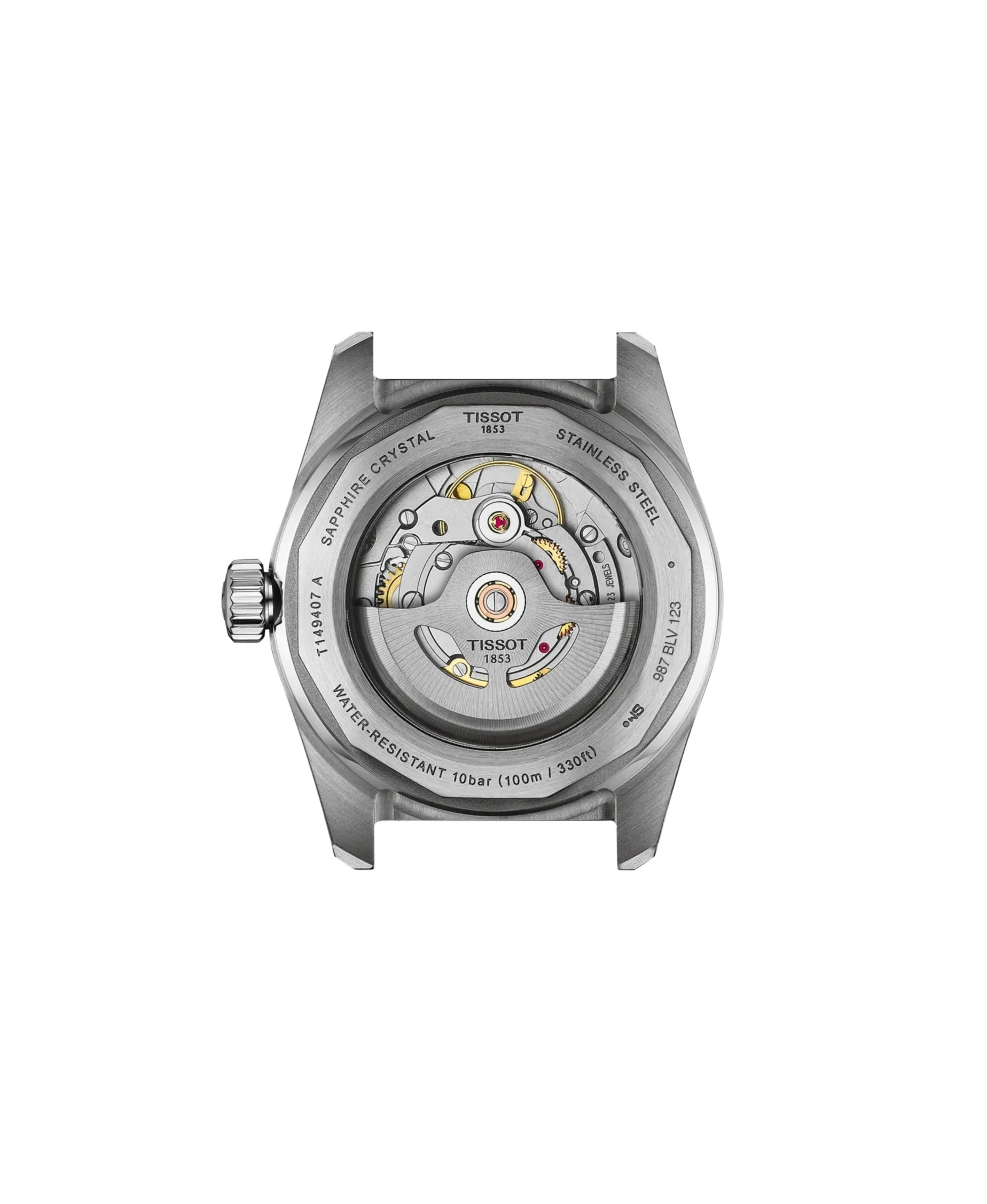 Tissot PR516 Automático Azul Acero PVD 38 mm | T149.407.11.041.00