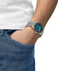 Tissot PR516 Automático Azul Acero PVD 38 mm | T149.407.11.041.00