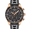 Tissot PR516 Cronógrafo Oro Rosa y Negra 42 mm | T100.417.36.051.00