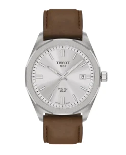 Tissot PRC 100 Solar Plateado de 39 mm | T151.422.16.031.00