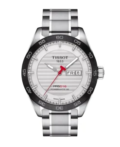 Tissot PR516 Powermatic 80 Acero Blanca 42 mm | T100.430.11.031.00