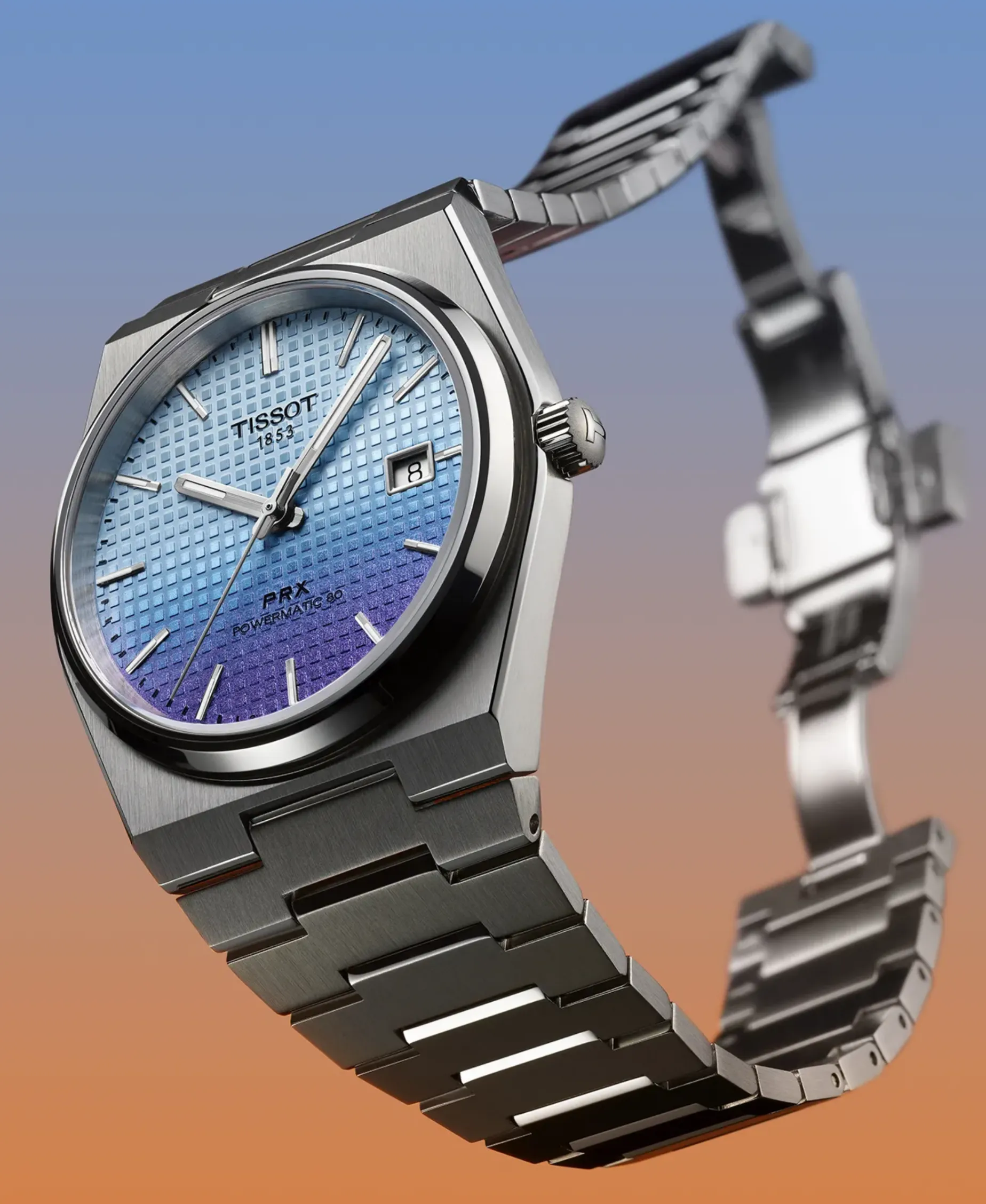 Tissot PRX Powermatic 80 Azul cielo camaleónico 40 mm | T137.407.11.351.01