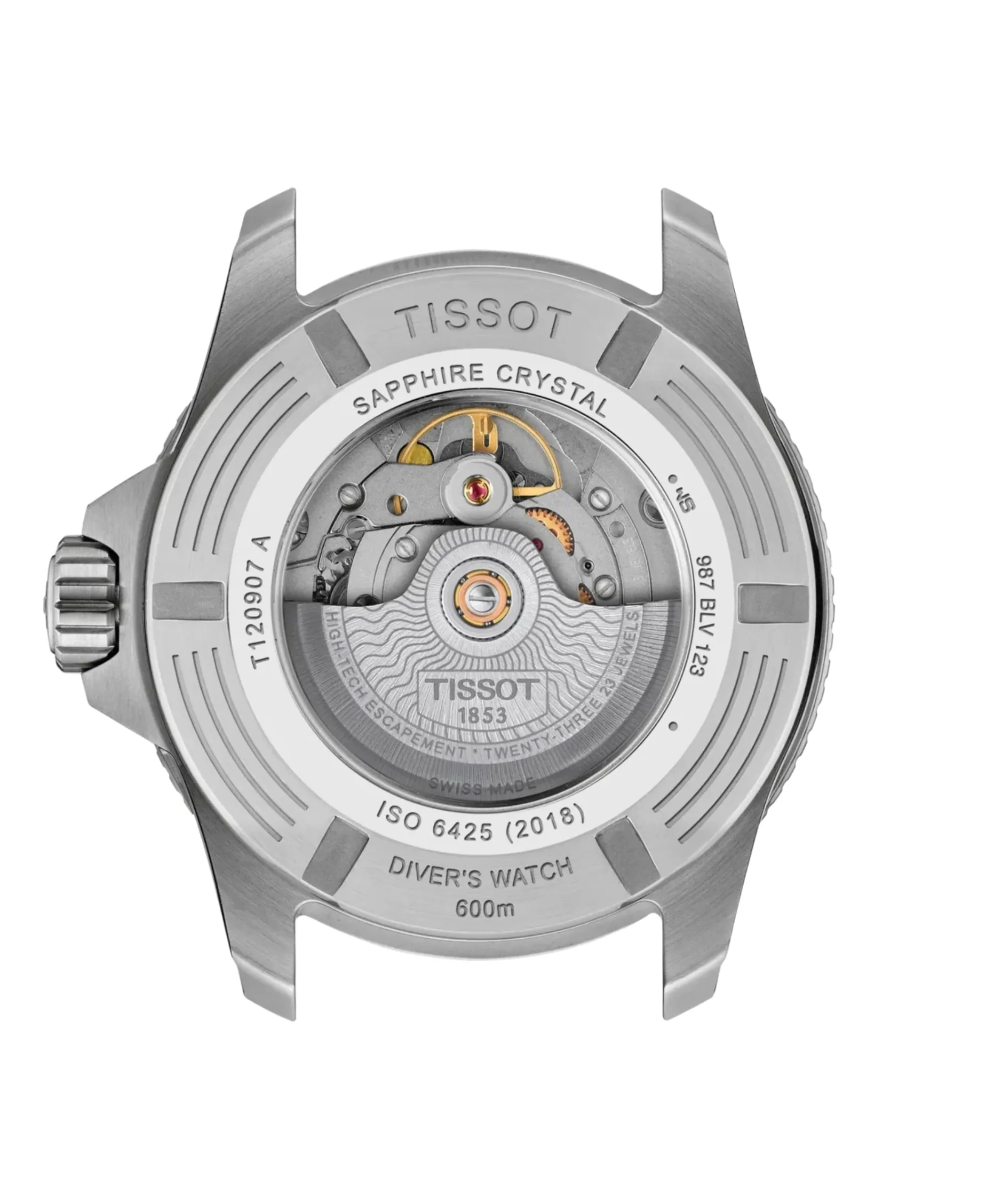 Tissot Seastar 2000 Powermatic 80 Naranja 44 mm | T120.907.17.281.00