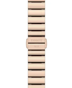 TISSOT SRV 30 mm Rectangular Bicolor Oro Rosa | T160.110.33.046.00