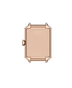 TISSOT SRV 30 mm Rectangular Bicolor Oro Rosa | T160.110.33.046.00