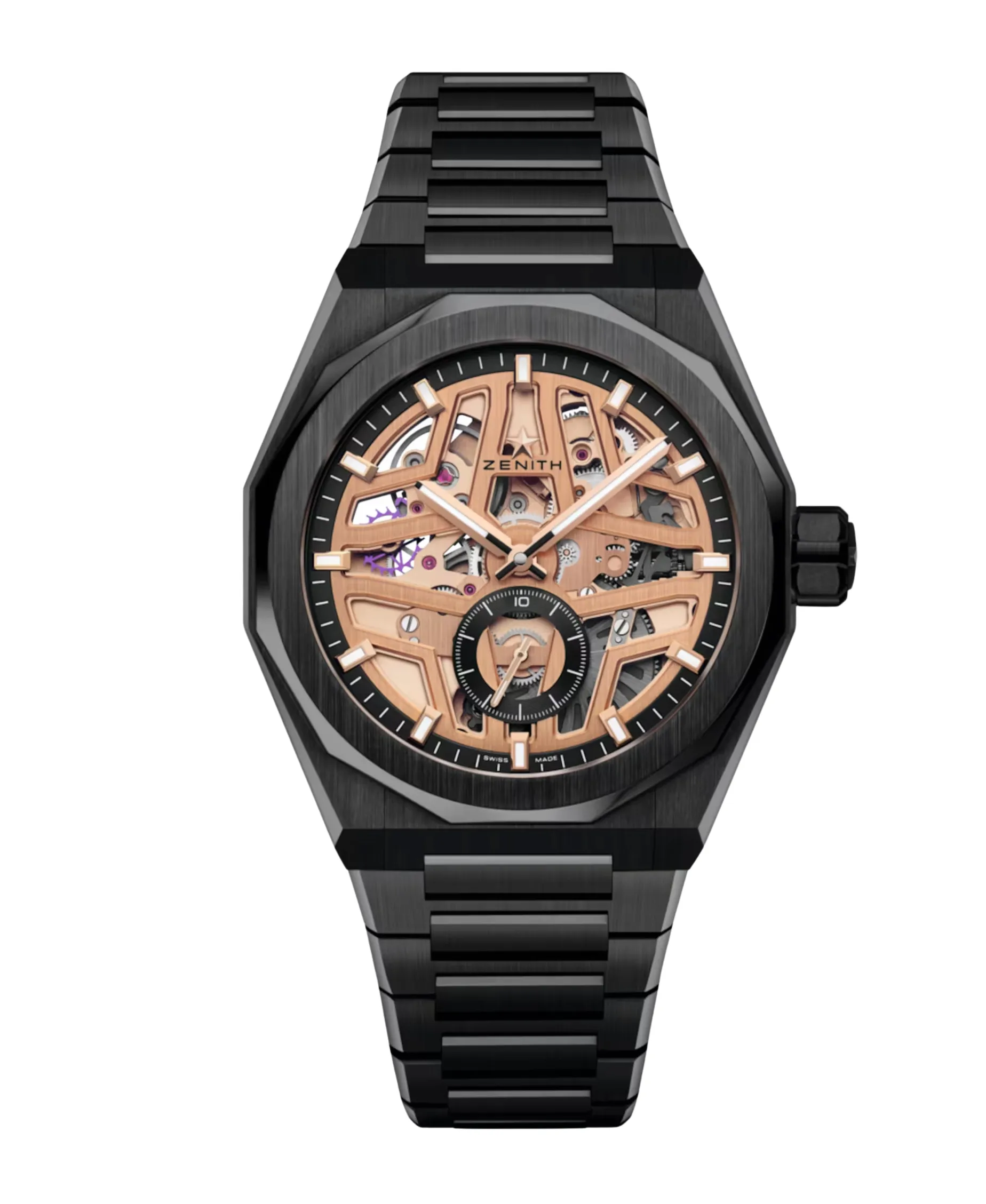 ZENITH DEFY Skyline Skeleton Dorado Cerámica Negra 41 mm | 49.9300.3620/07.I0